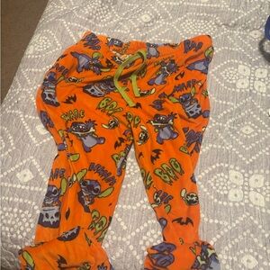 Disney Stitch Orange Pajama Bottoms